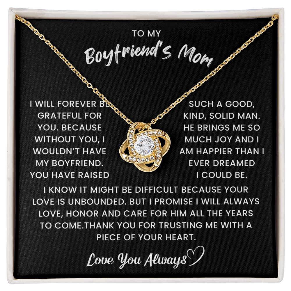 Gift to My Boyfriend's Mom Necklace – Perfect for Mother's Day