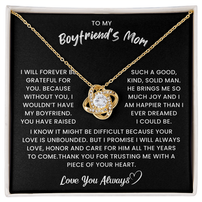 Gift to My Boyfriend's Mom Necklace – Perfect for Mother's Day