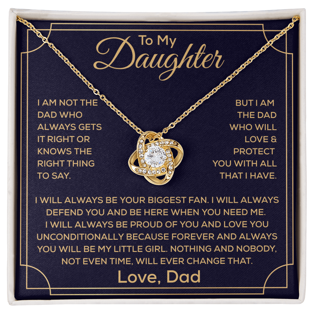 To My Beautiful Daughter Necklace, It Enhances The Magic In Her Smile