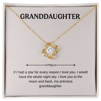 Grandma and Granddaughter Necklace, Necklaces for Granddaughters