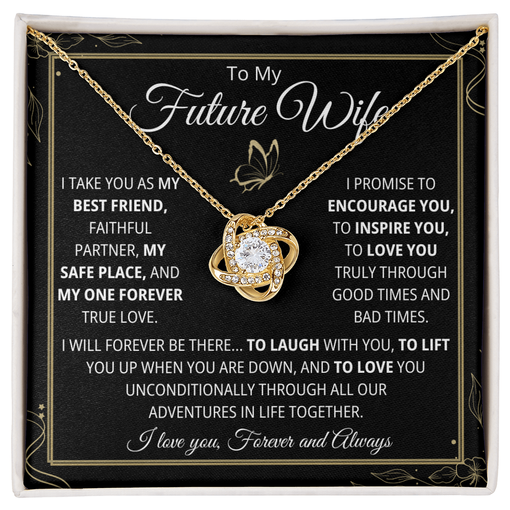 Future Wife Necklace, Love Knot Necklace