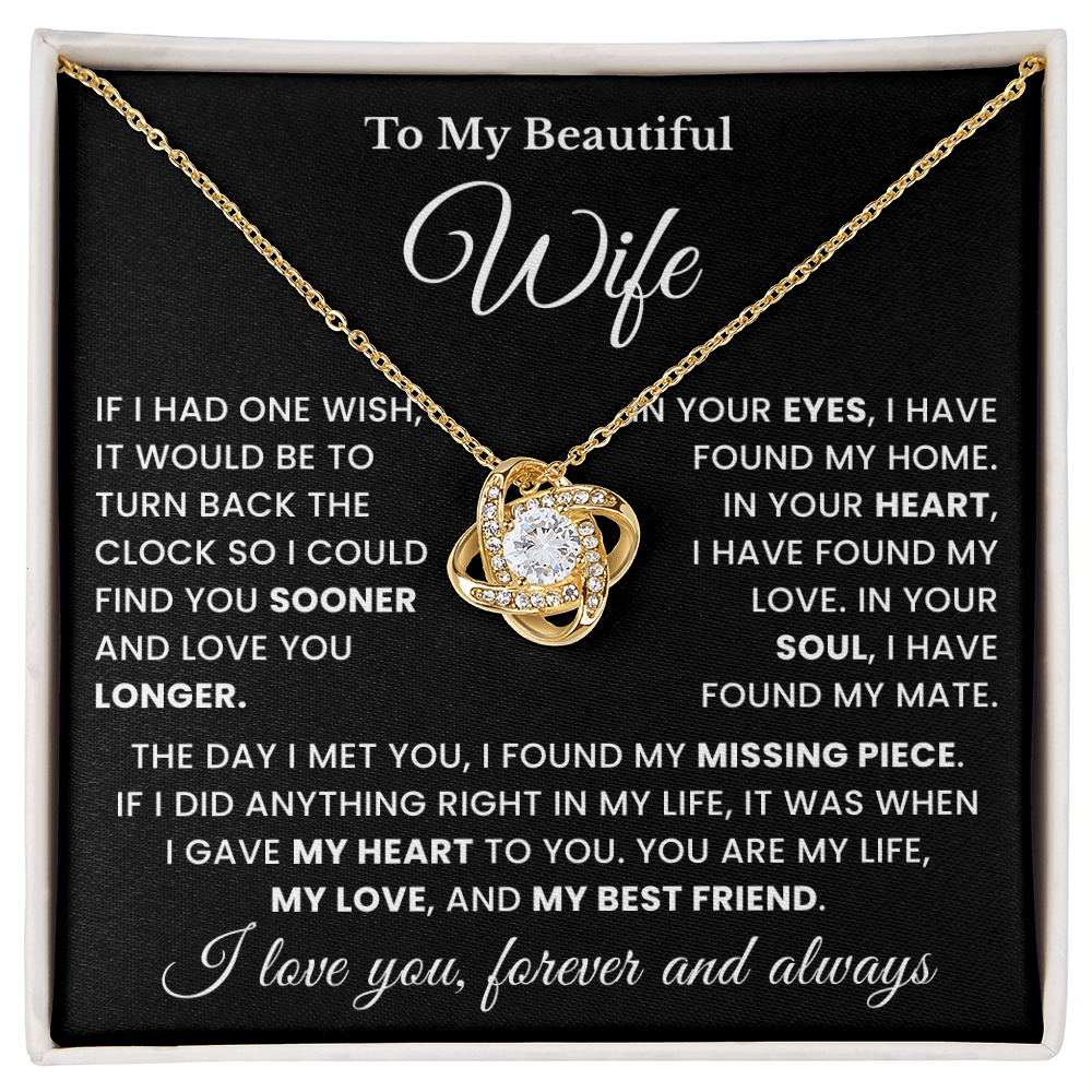 Wife Gifts for  Valentines Day Neckalce, When Your Wife Were This Necklace She Look's Beautiful