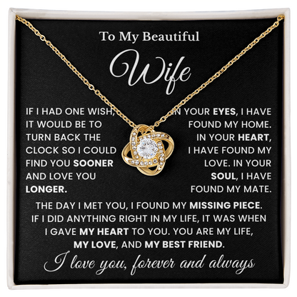 Wife Gifts for  Valentines Day Neckalce, When Your Wife Were This Necklace She Look's Beautiful