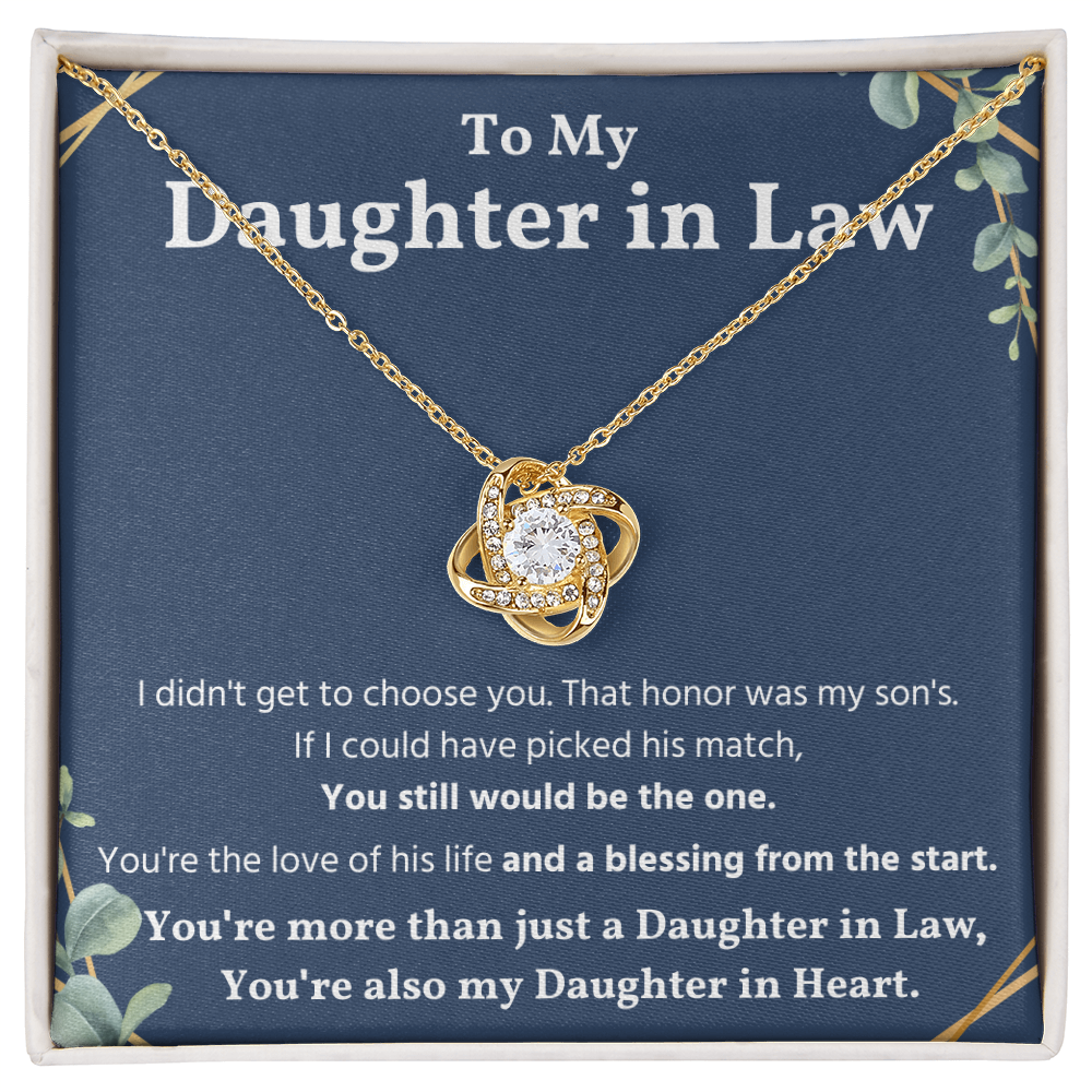Daughter In Law Necklace, Valentines Day Gifts for Her