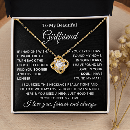 Girlfriend Necklace from Boyfriend, Valentines Day Gifts for Her