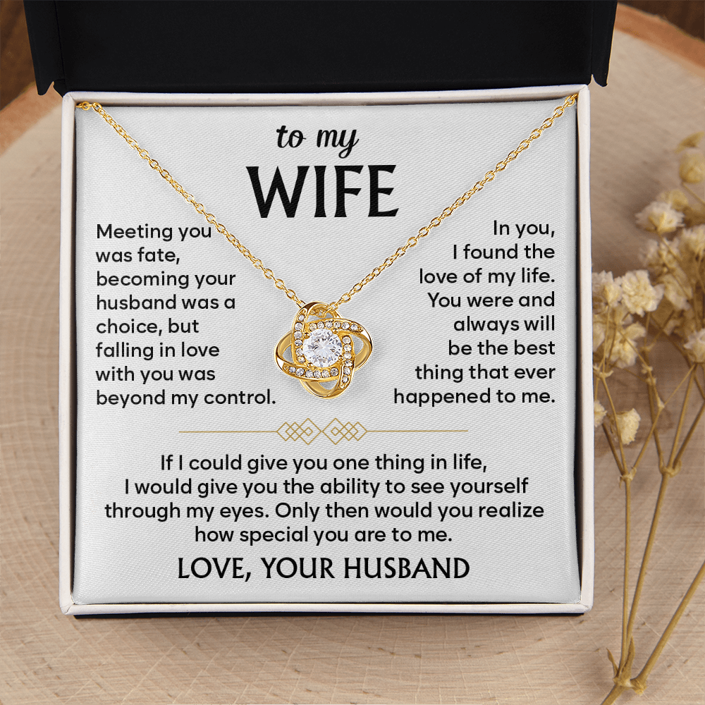 Wife Necklace, Anniversary Gifts for Wife