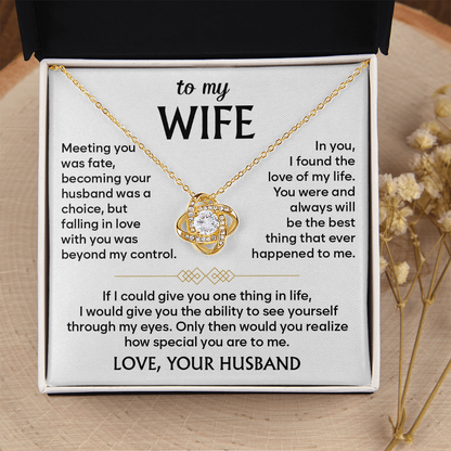 Wife Necklace, Anniversary Gifts for Wife