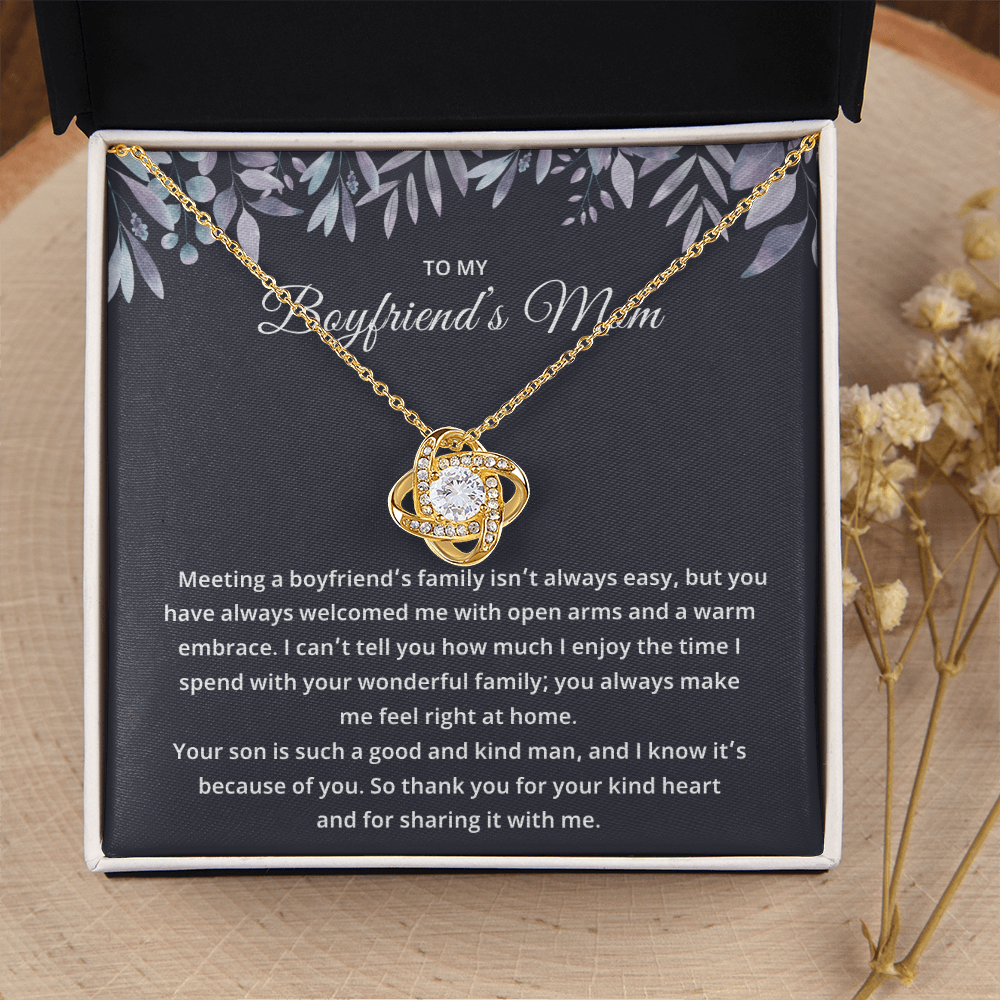 Boyfriend's Mom Gifts From Girlfriend – Necklace for Her, Mother's Day or Birthday Gift