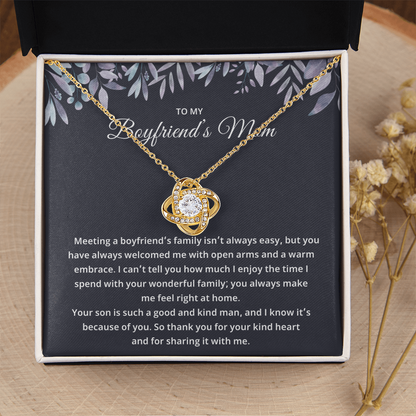 Boyfriend's Mom Gifts From Girlfriend – Necklace for Her, Mother's Day or Birthday Gift