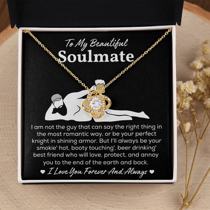 Soulmate Necklace For Her, When She Wears It, Your Soulmate Shines