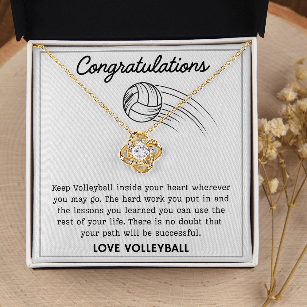 Thank You Volleyball Necklace Gift from Coach Girl Christmas Gifts