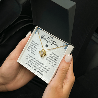 To My Beautiful Mom, Meaningful Mom Appreciation Keepsake