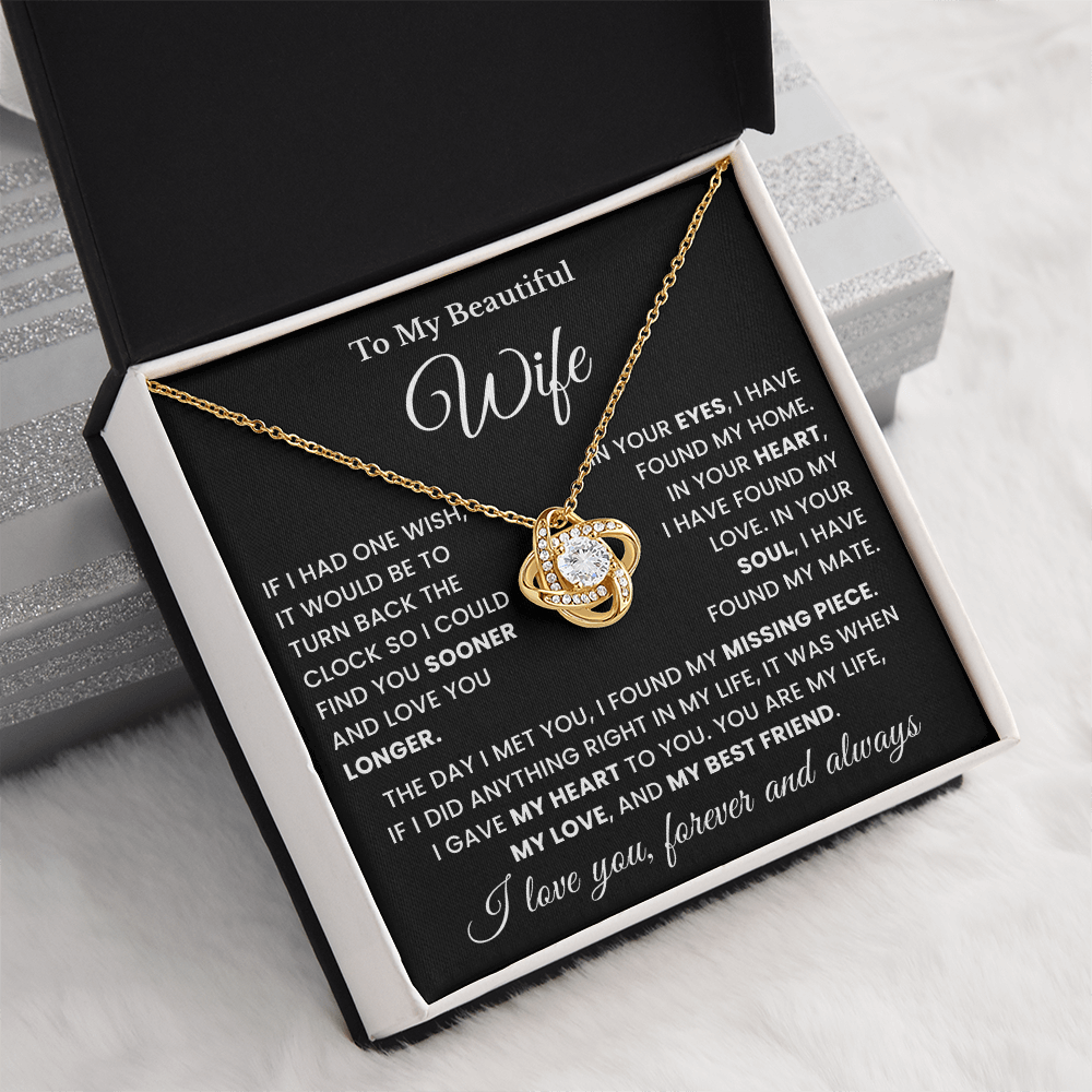 Wife Gifts for  Valentines Day Neckalce, When Your Wife Were This Necklace She Look's Beautiful
