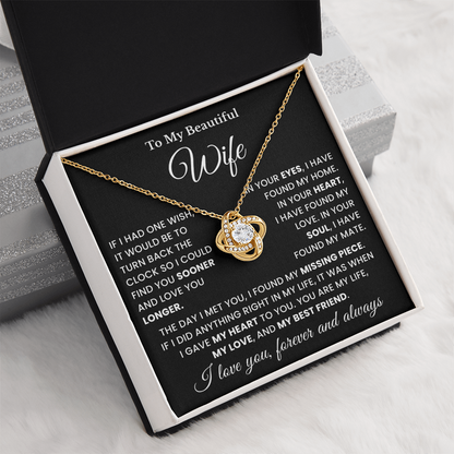 Wife Gifts for  Valentines Day Neckalce, When Your Wife Were This Necklace She Look's Beautiful