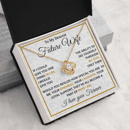 Silver Necklace For Future Wife - Birthday Present For Wife