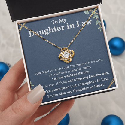 Daughter In Law Necklace, Valentines Day Gifts for Her