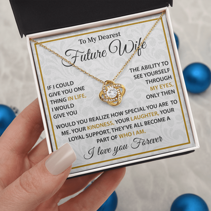 Silver Necklace For Future Wife - Birthday Present For Wife