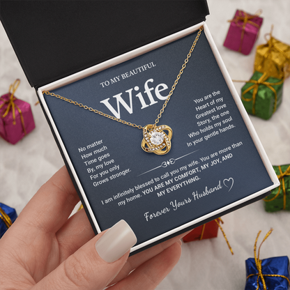 To My Beautiful Wife - Necklaces for Wife From Husband