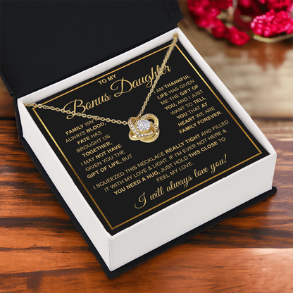 To My Stepdaughter Necklace, Adopted Daughter Birthday Gift