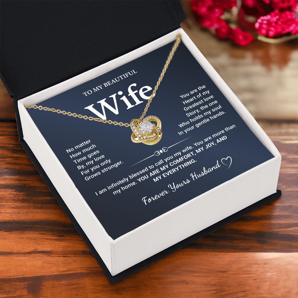 To My Beautiful Wife - Necklaces for Wife From Husband