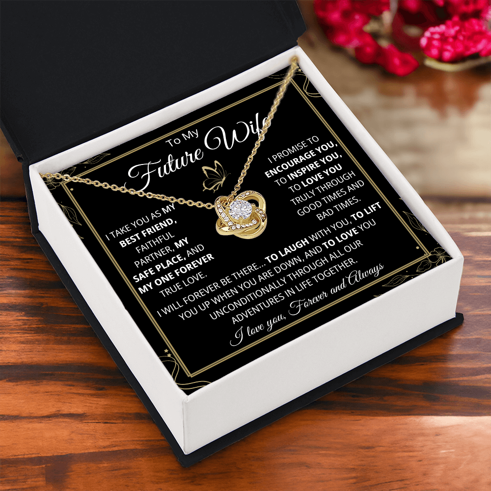 Future Wife Necklace, Love Knot Necklace