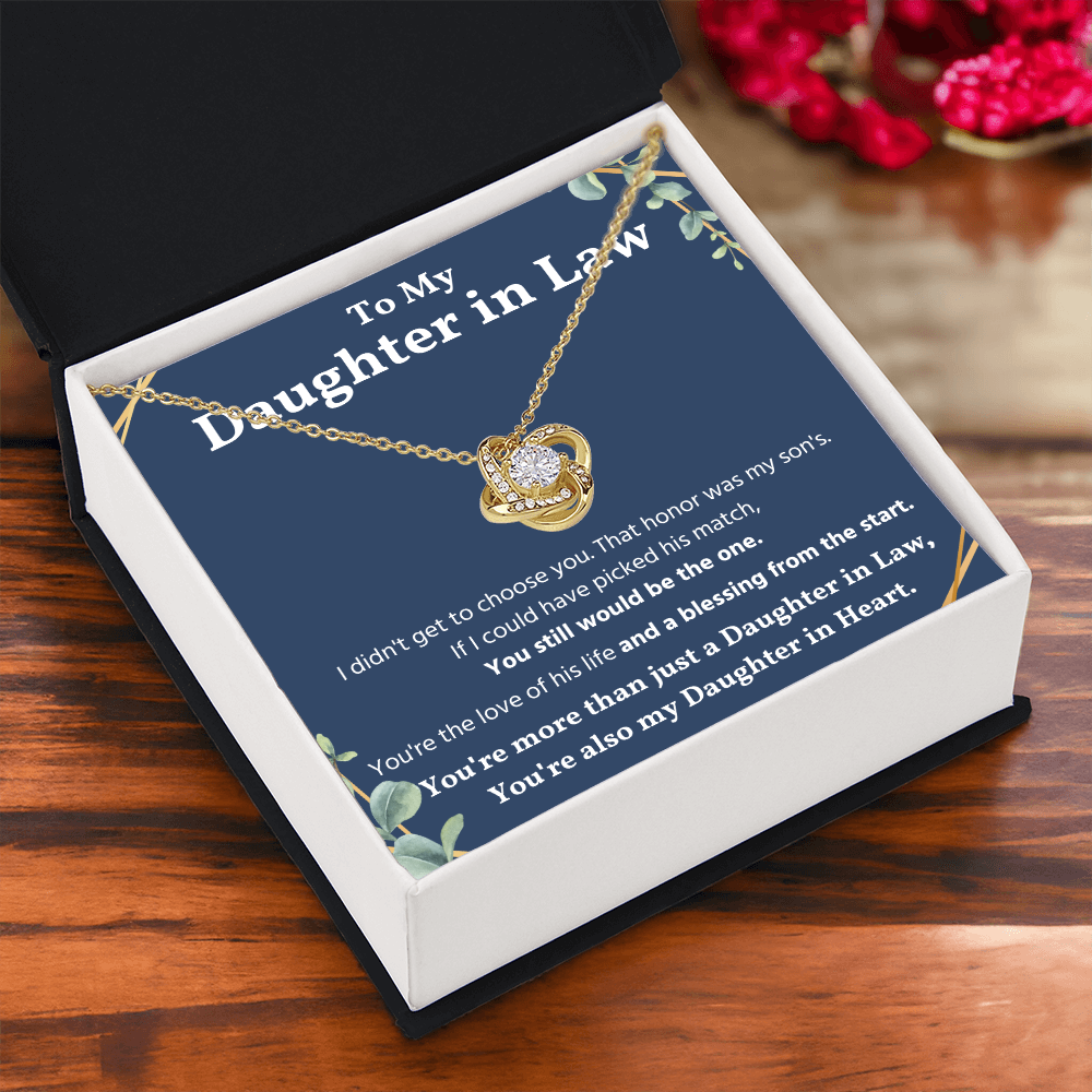 Daughter In Law Necklace, Valentines Day Gifts for Her