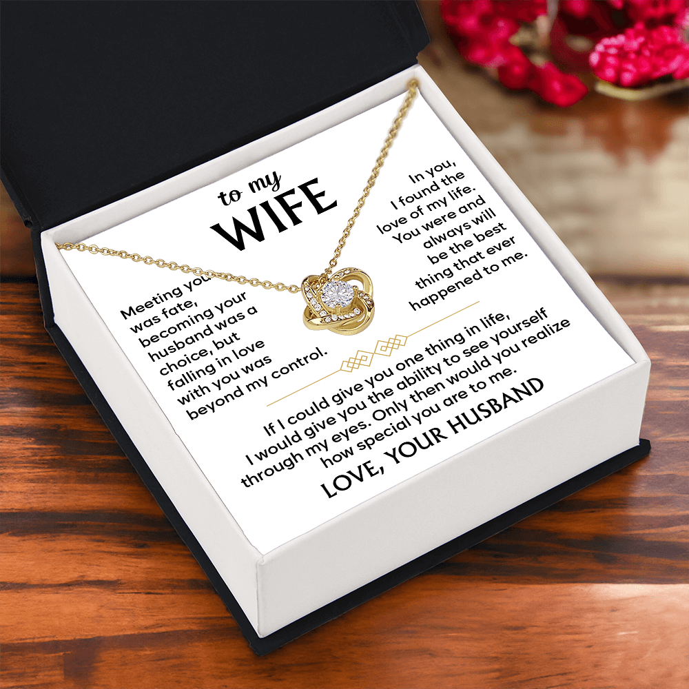 Wife Necklace, Anniversary Gifts for Wife
