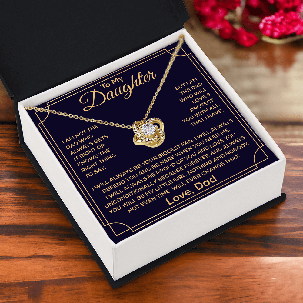 To My Beautiful Daughter Necklace, It Enhances The Magic In Her Smile