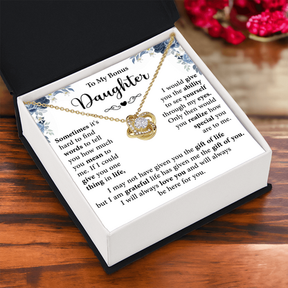 To My Step Daughter Necklace, Birthday Gift for her