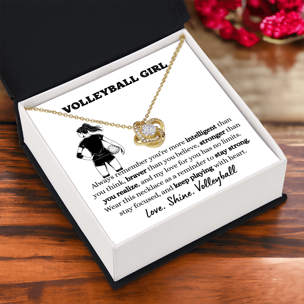Volleyball Birthday Gift Necklace for Her Sports  Spirit Jewelry