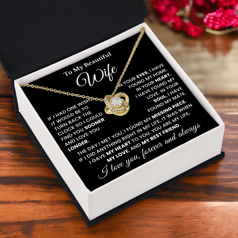 Wife Gifts for  Valentines Day Neckalce, When Your Wife Were This Necklace She Look's Beautiful