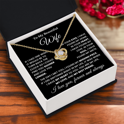 Wife Gifts for  Valentines Day Neckalce, When Your Wife Were This Necklace She Look's Beautiful