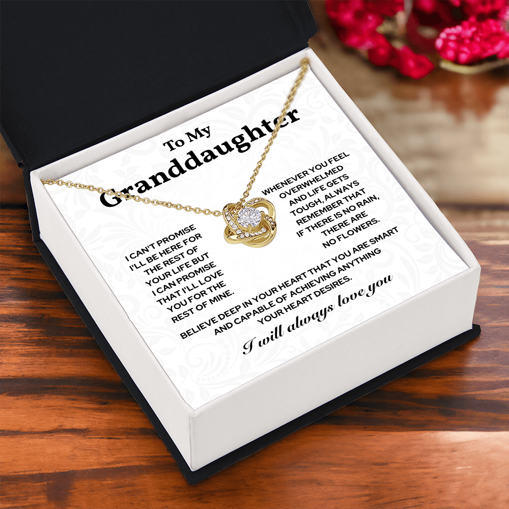Granddaughter Necklace, Every sparkle whispers her name