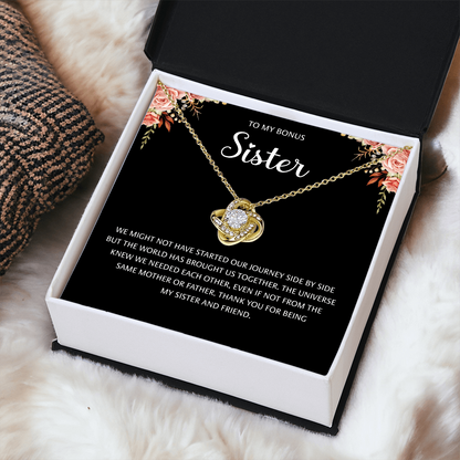 Bonus Sister Necklace, We might not have started our journey side by side