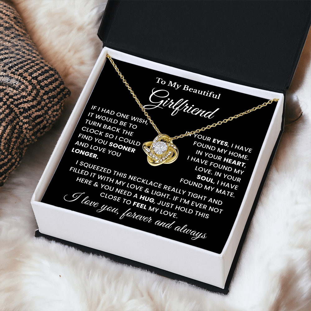 Girlfriend Necklace from Boyfriend, Valentines Day Gifts for Her