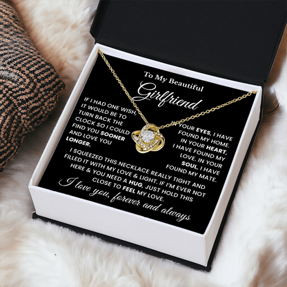 Girlfriend Necklace from Boyfriend, Valentines Day Gifts for Her