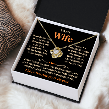 To My Wife Necklace, Birthday Gifts for Her