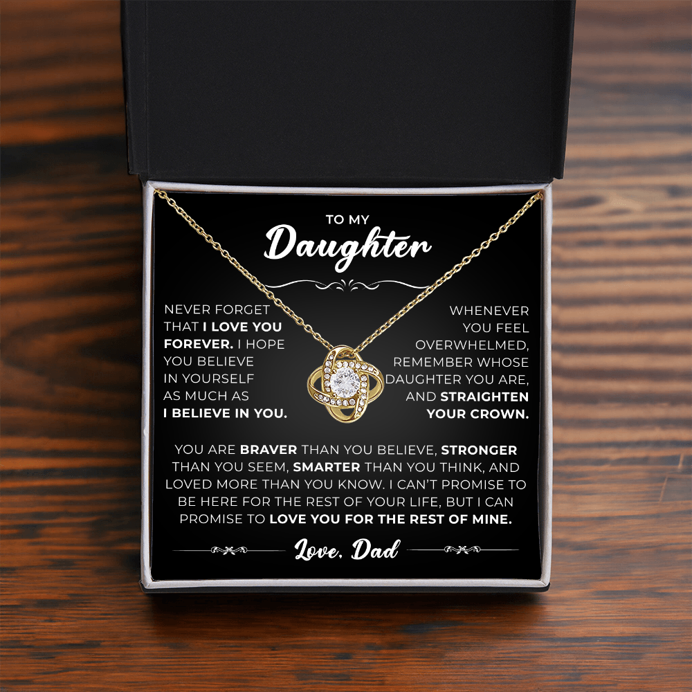 To My Amazing Daughter - The Most Beautiful Chapters of My Life - Necklace