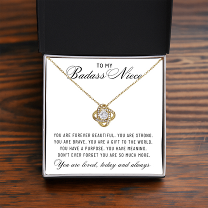 Aunt Niece Necklace, Birthday Gifts for Niece
