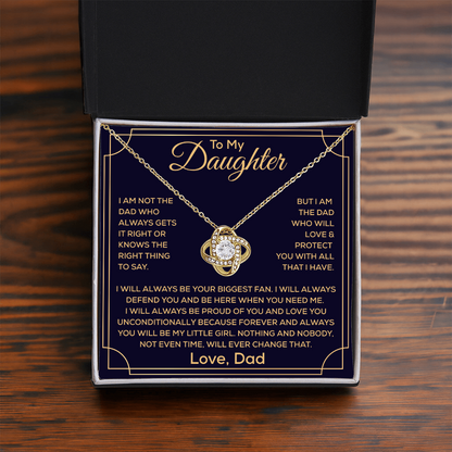 To My Beautiful Daughter Necklace, It Enhances The Magic In Her Smile