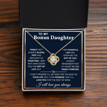 Bonus Daughter Gifts from Stepdad, Jewelry Gifts For Stepdaughter