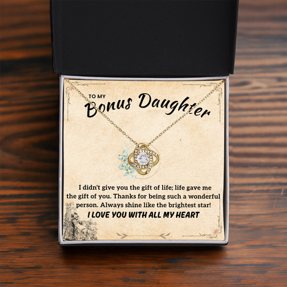 Jewelry Gifts for Stepdaughter at Wedding, Necklaces for Stepdaughter From Stepdad