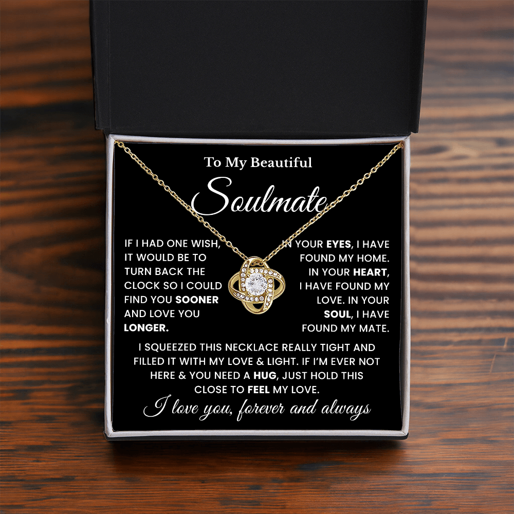 Valentines Day Gifts for Soulmate, 14k White Gold Necklace