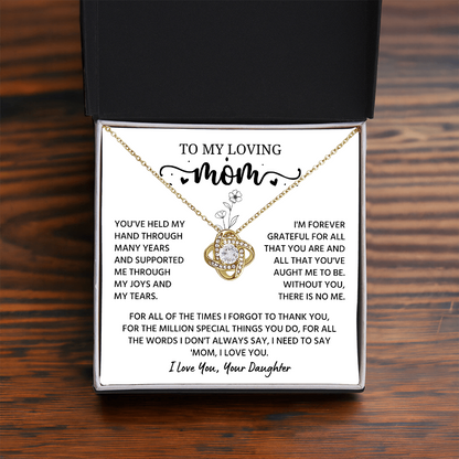 Necklace For Mom from Son, When Your Mom Wears It, She shines brighter