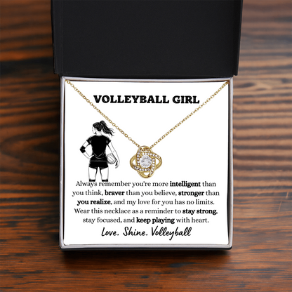 Volleyball Birthday Gift Necklace for Her Sports  Spirit Jewelry