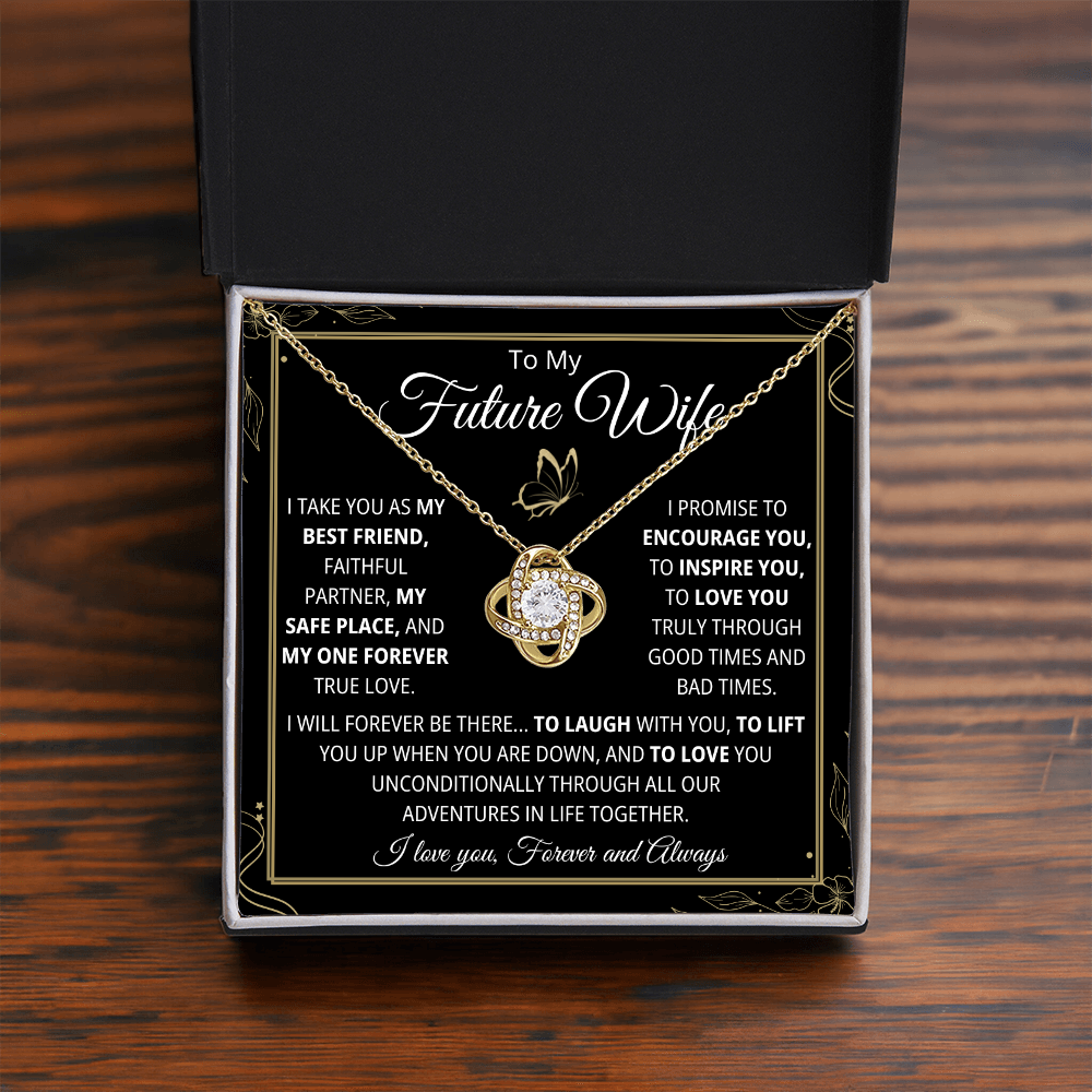 Future Wife Necklace, Love Knot Necklace