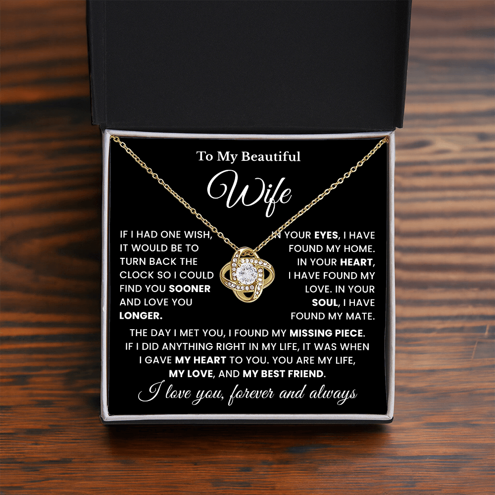 Wife Gifts for  Valentines Day Neckalce, When Your Wife Were This Necklace She Look's Beautiful