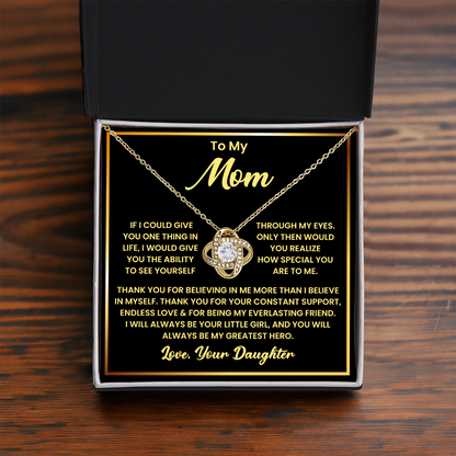 Mothers Day Necklace From Son Daughter to Mom Gifts, Loving Mother Necklace