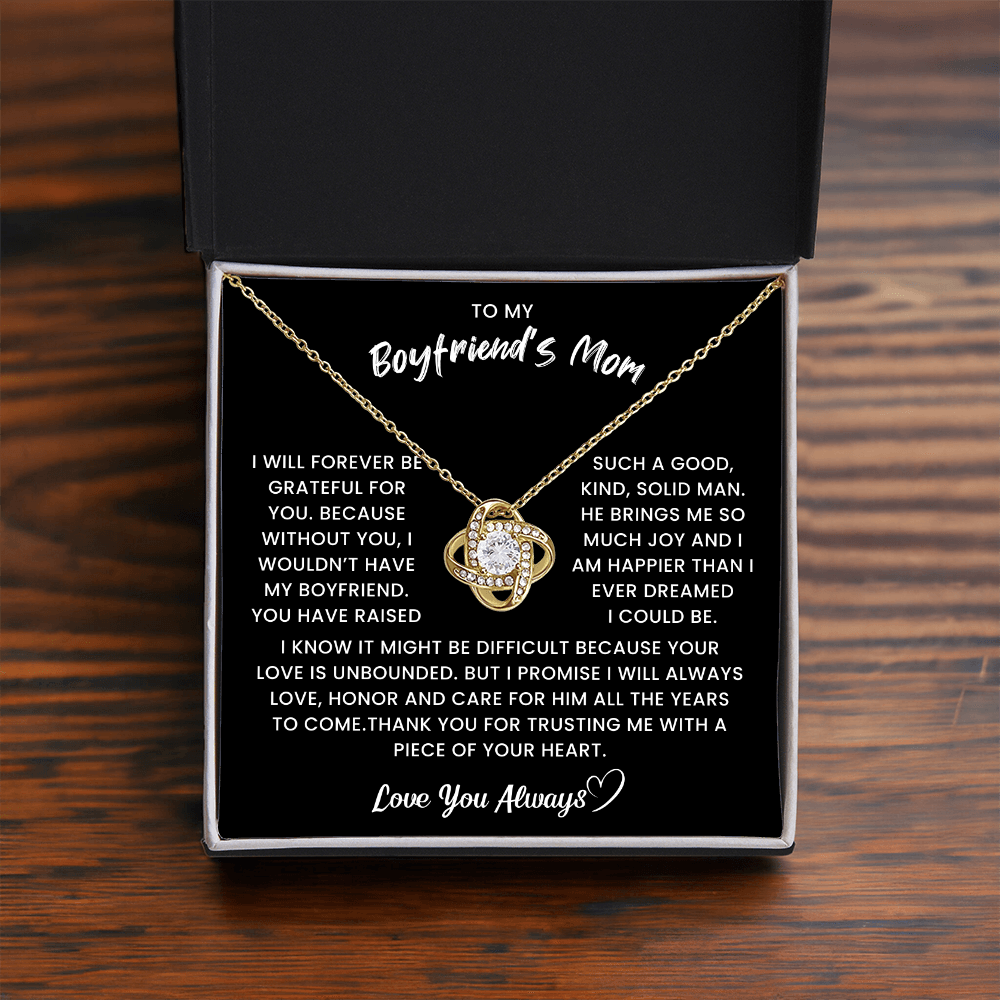 Gift to My Boyfriend's Mom Necklace – Perfect for Mother's Day