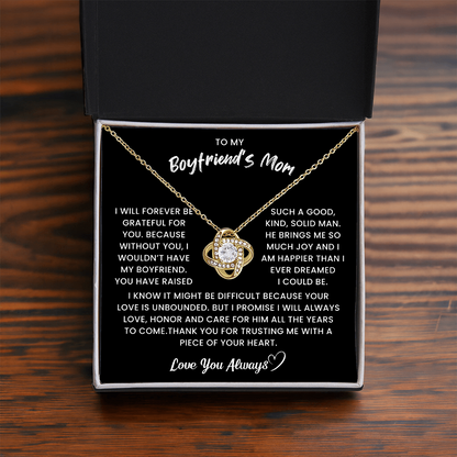 Gift to My Boyfriend's Mom Necklace – Perfect for Mother's Day